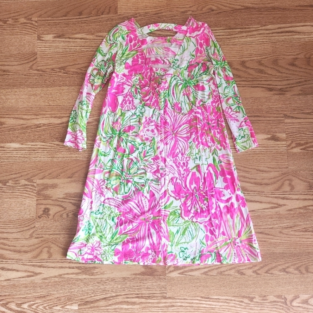 EUC Lilly Pulitzer Ophelia Swing Dress In Koala Me Maybe Print, Size XS - Picture 4 of 9